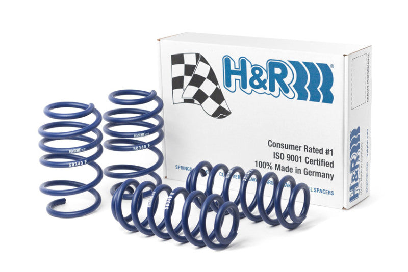H&R 15-19 Audi A3 Sedan Quattro (AWD) 8VS Sport Spring - 50340 hrs50340