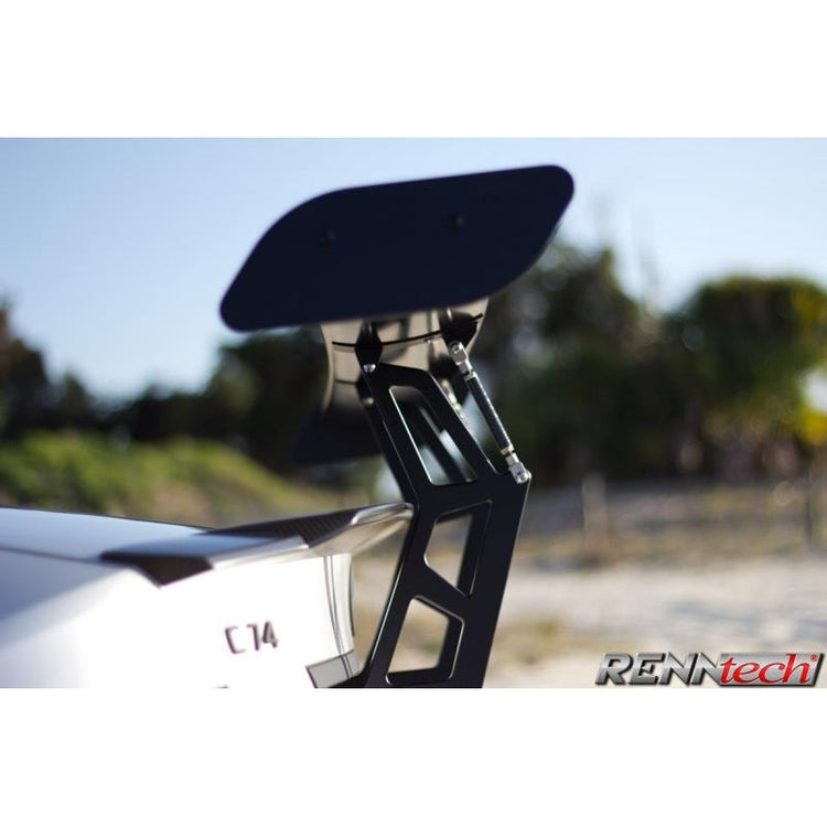 RennTech Carbon Rear Mount DTM Style Wing For Mercedes-Benz C209 CLK500 2002-2006