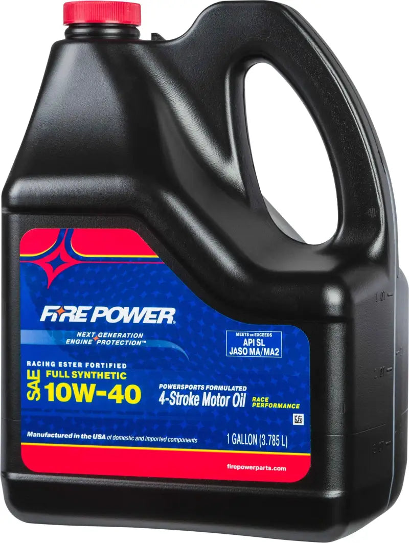 196985 Fire Power Synthetic 4-Stroke Oil W/Ester 10W-40 Gal 4/Case wps-841-20232