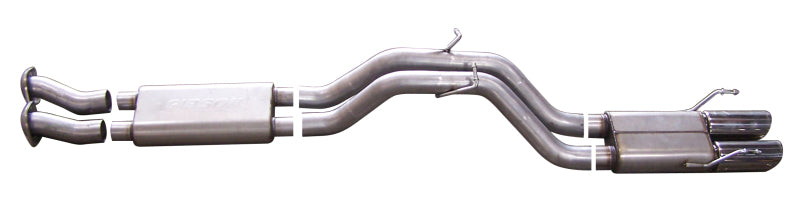 Gibson 06-10 Jeep Grand Cherokee SRT8 6.1L 3in Cat-Back Dual Exhaust - Stainless - 617405 gib617405