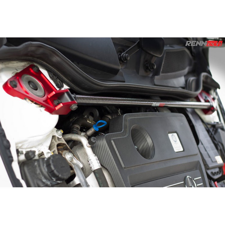 RennTech Suspension Carbon Fiber Front Strut Brace For Mercedes-Benz CLA45 AMG 2014-2019