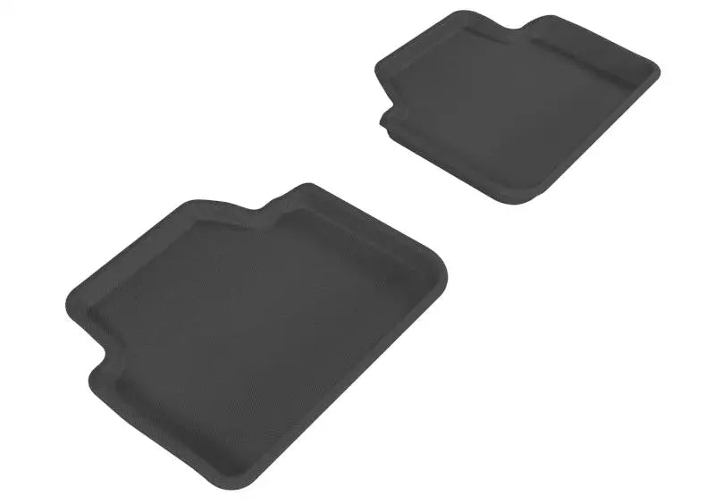 3D MAXpider 2006-2011 BMW 3 Series/X3 E90/E83 Kagu 2nd Row Floormats - Black - L1BM00621509 acel1bm00621509