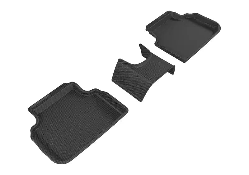 3D MAXpider 2016-2019 Mini Clubman Kagu 2nd Row Floormats - Black - L1MN01321509 acel1mn01321509