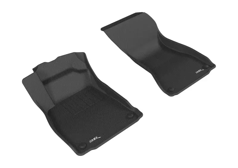 3D MAXpider 2017-2019 Audi A4/S4/A5/S5 Kagu 1st Row Floormat - Black - L1AD04211509 acel1ad04211509