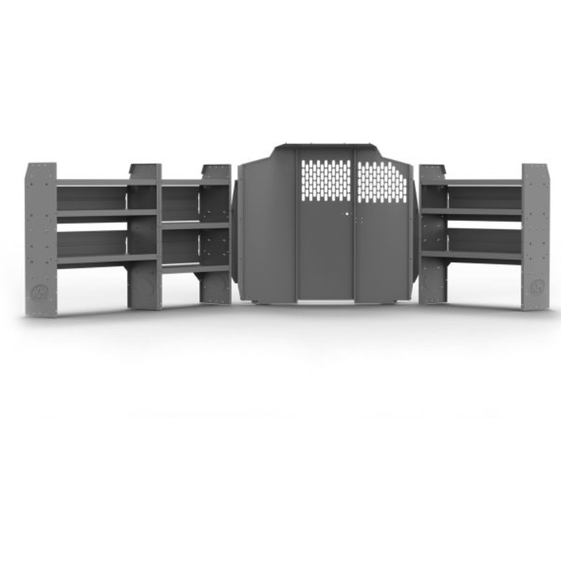 Holman Base Van Package 46" H Shelves Mercedes Metris 126" WB Model 4001M