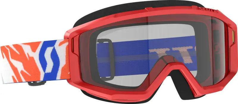 403026-0004043 Scott Primal Youth Goggle Red Clear wps-51-5542