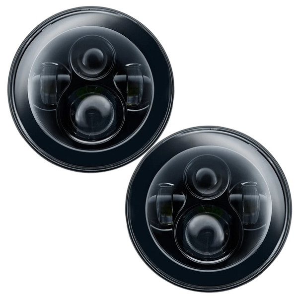 Ford Bronco 7" High Powered Led Headlights (Pair) - Black Bezel by Oracle Lighting