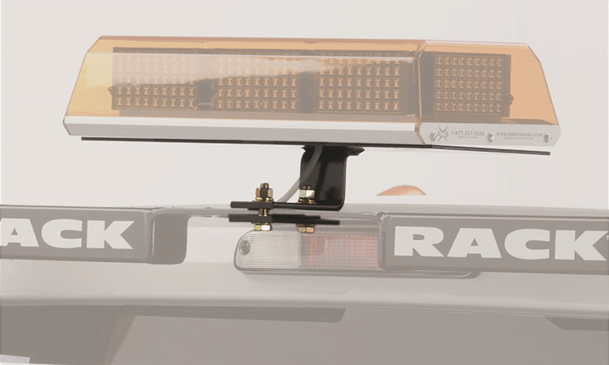 BACKRACK Light Brkt 16''X7'' Rectangluar Base Center Mount Fasteners Incld Model 91002REC