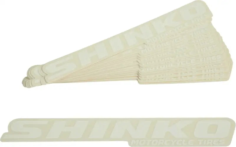 6" Shinko Decal White Pack Of 20 wps-87-8300w
