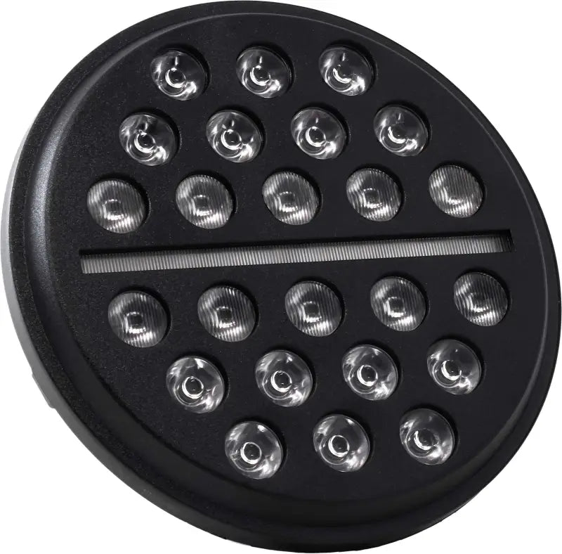7" Led Buck Shot Headlight Blk Indian wps-850-09910