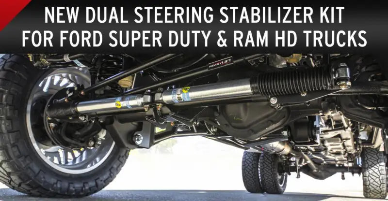 77-2520 Readylift Dual Steering Stabilzer With Bilste r90772520
