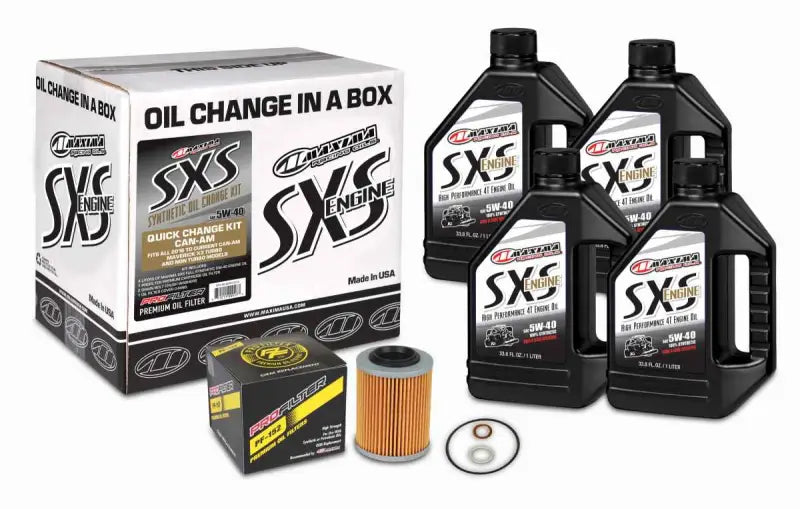 90-469013-CA Maxima Sxs Quick Change Kit 5W40 With Oil Filter Can-Am wps-78-90135