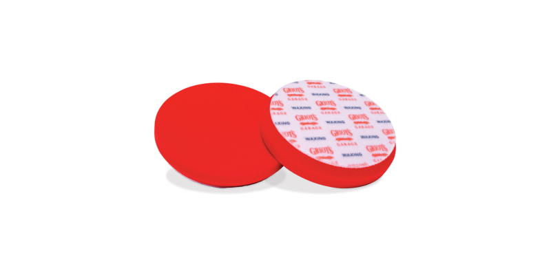 Griots Garage Red Foam Waxing Pad 6.5in - Set of 2 - 10624 grg10624