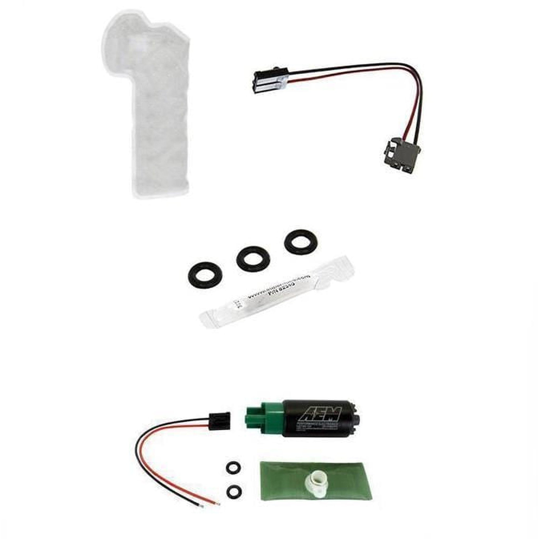 AEM 340LPH 65mm WRX Fuel Pump Kit + DeatschWerks Install Kit Subaru / BRZ / Scion FR-S / FT-86
