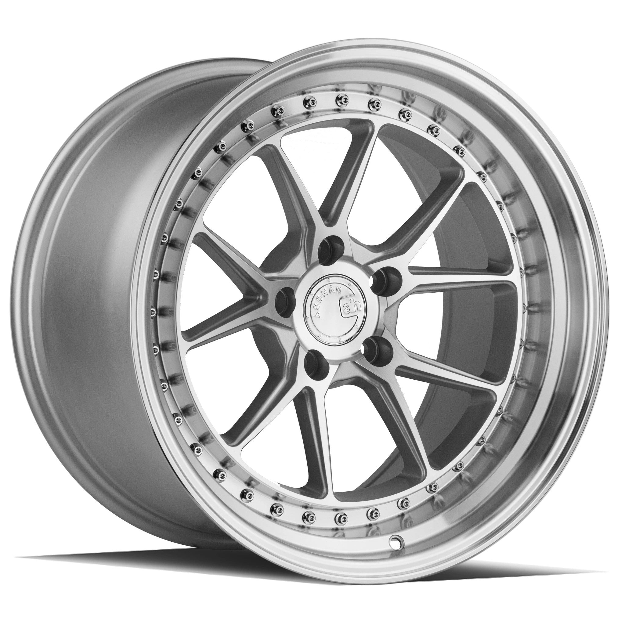 AodHan DS08 Silver w/Machined Face Wheel 18x8.5 35mm 5x120
