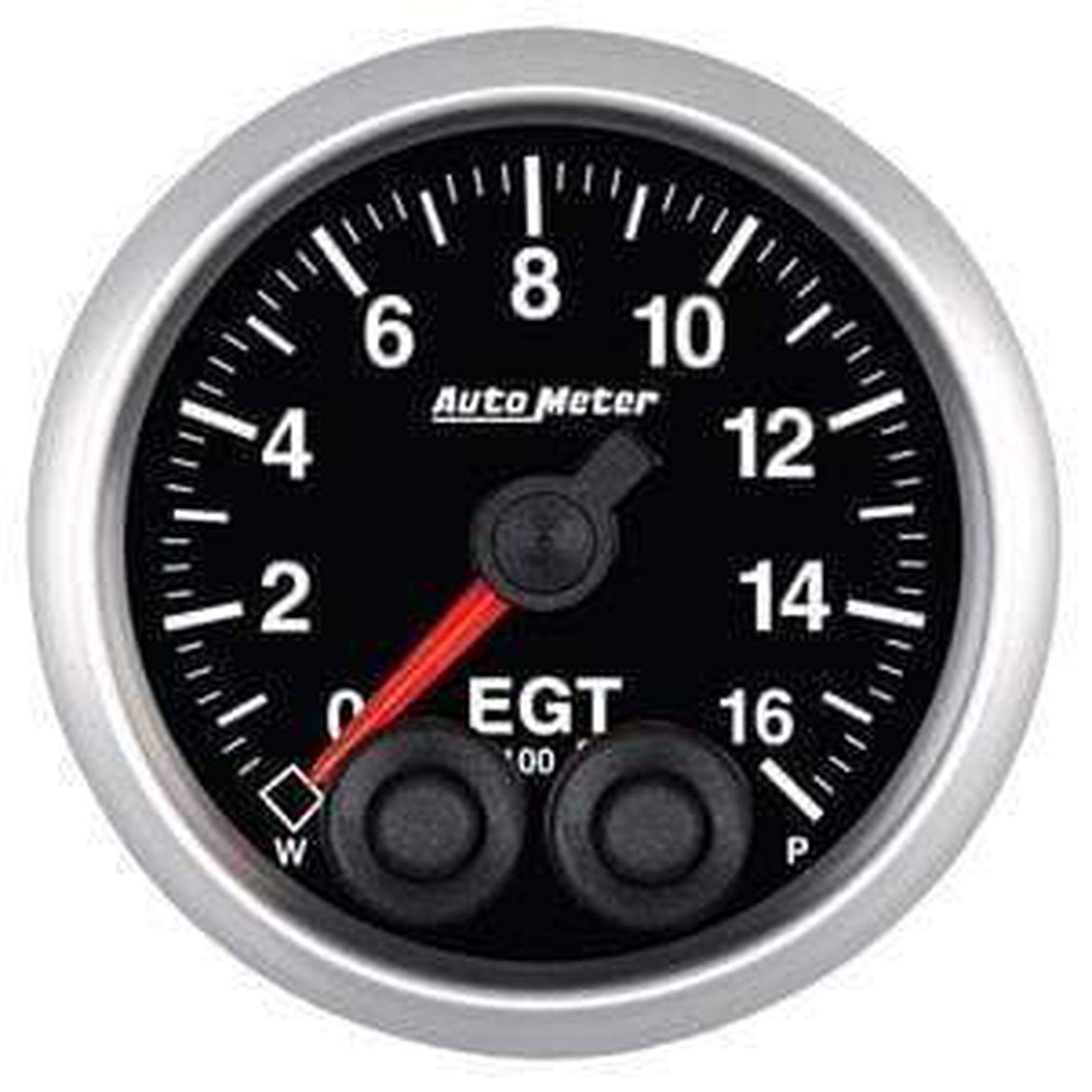 Autometer Elite Series 52mm 0-1600F EGT Peak & Warn w/ Electronic Control Gauge
