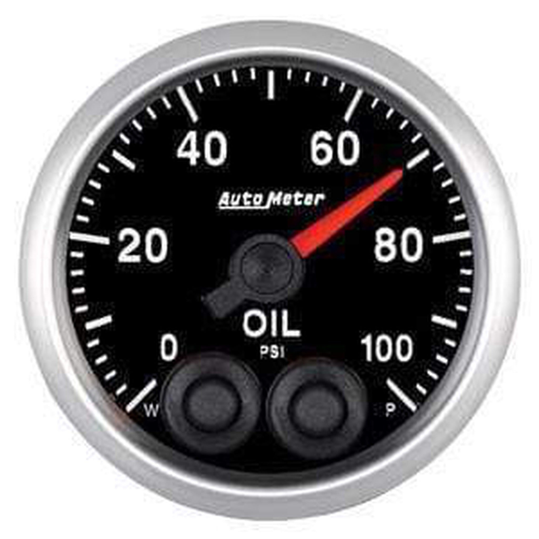 Autometer Elite Series 52mm Oil Pressure Peak and Warn Gauge w/ Electonic Control