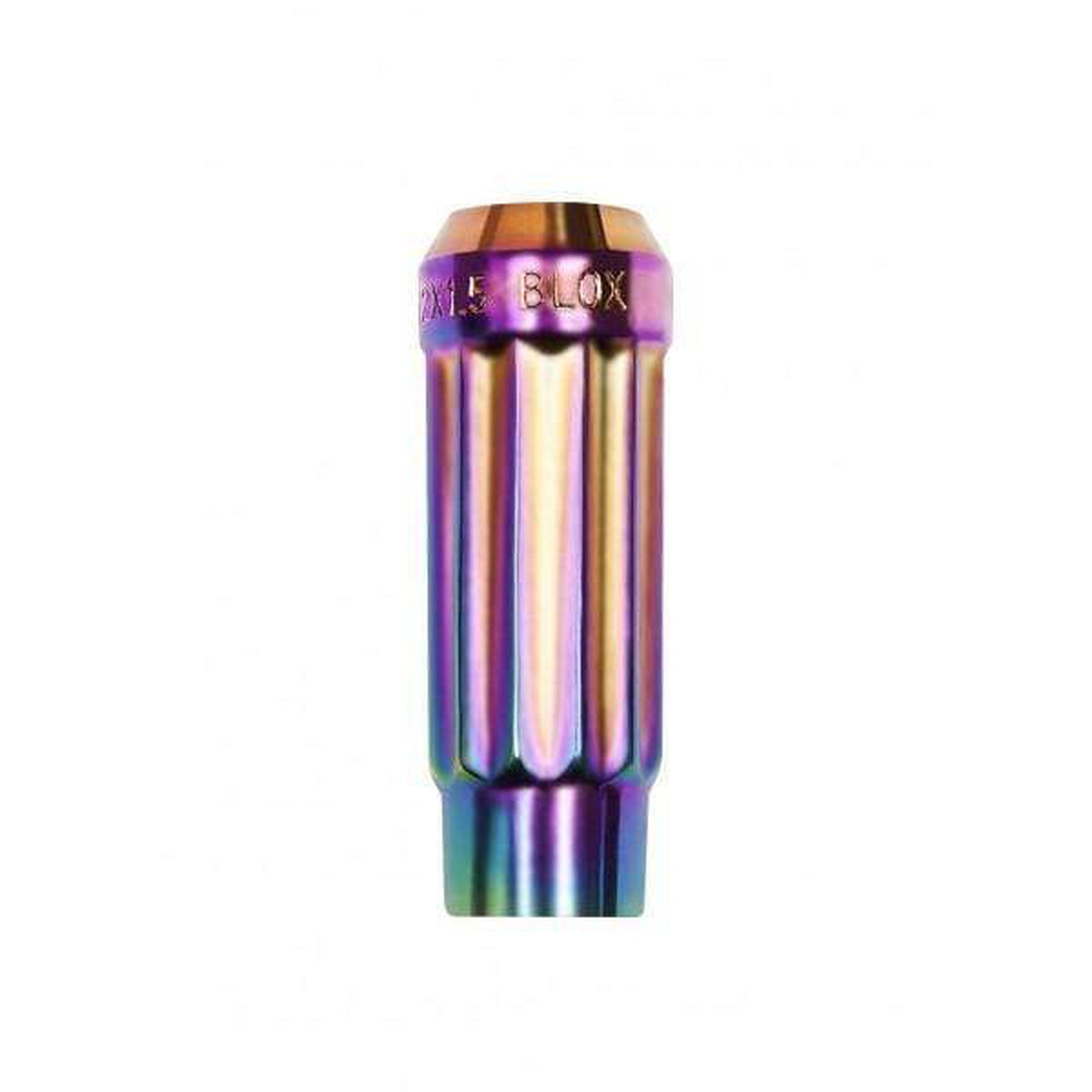 BLOX Racing 12-Sided P17 Tuner Lug Nut 12x1.25 - NEO Chrome Steel - Single Piece