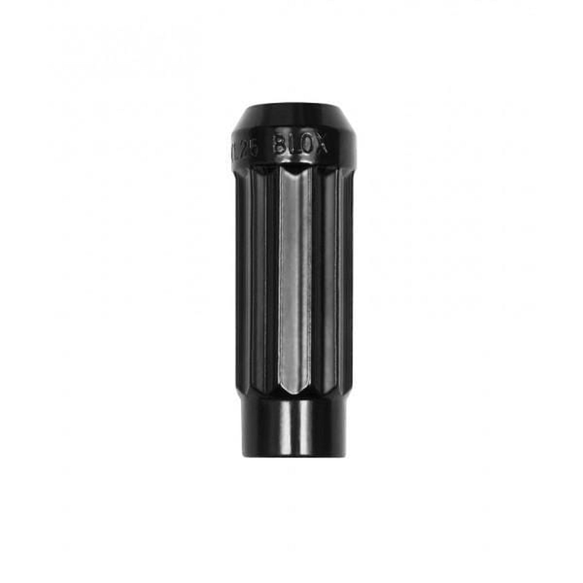 BLOX Racing 12-Sided P17 Tuner Lug Nut 12x1.5 - Black Steel - Single Piece