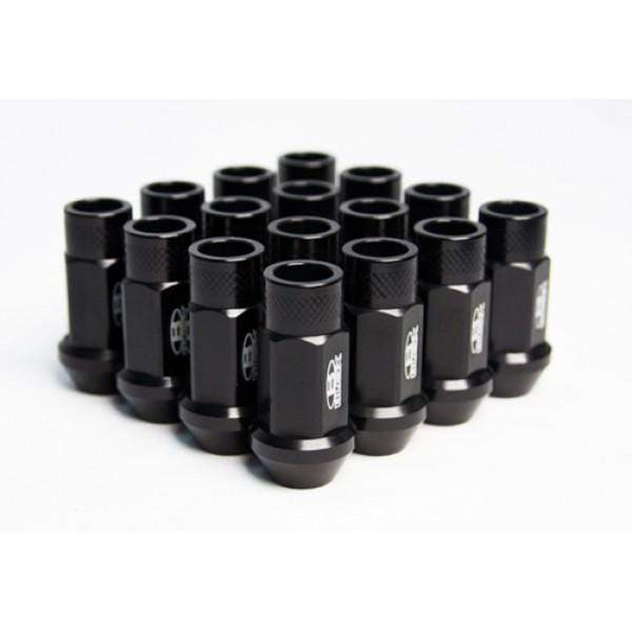 BLOX Racing Street Series Forged Lug Nuts - Black 12 x 1.25mm - Set of 20 (V2)