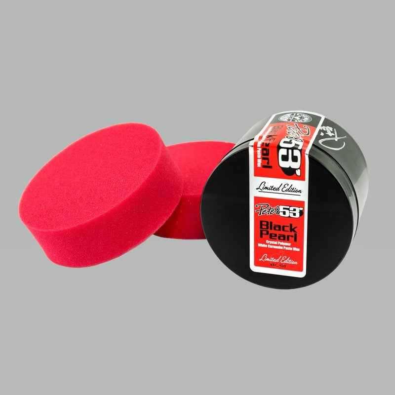 Chemical Guys Petes 53 Black Pearl Signature Carnauba Paste Wax w/Applicators - 8 oz - Case of 12 WAC_400