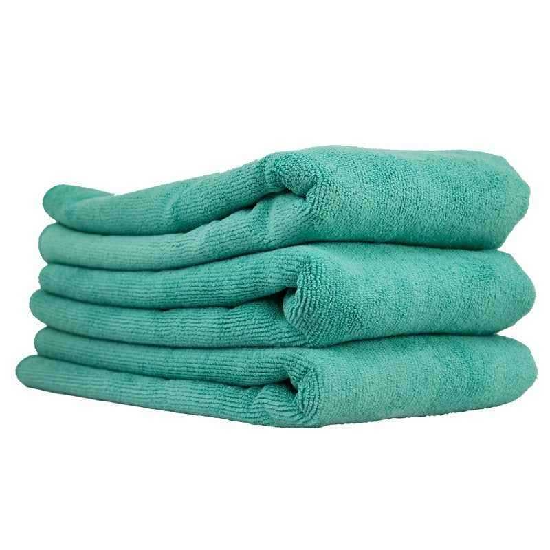 Chemical Guys Workhorse Microfiber Towel (Exterior)- 24in x 16in - Green - 3 Pack - Case of 16 MIC36403