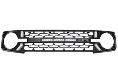 Ford Bronco Lightbar Grille with LED Lights by RTR Vehicles