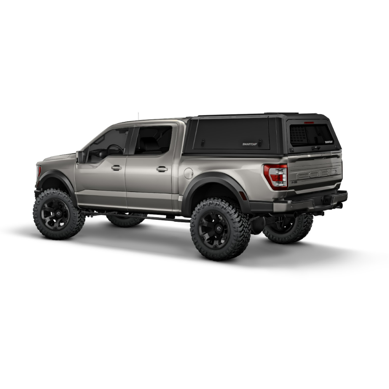 SmartCap Matte Black Truck Bed Cap EVOa Adventure Series w/ Vertical Locks Model EA0318-MB