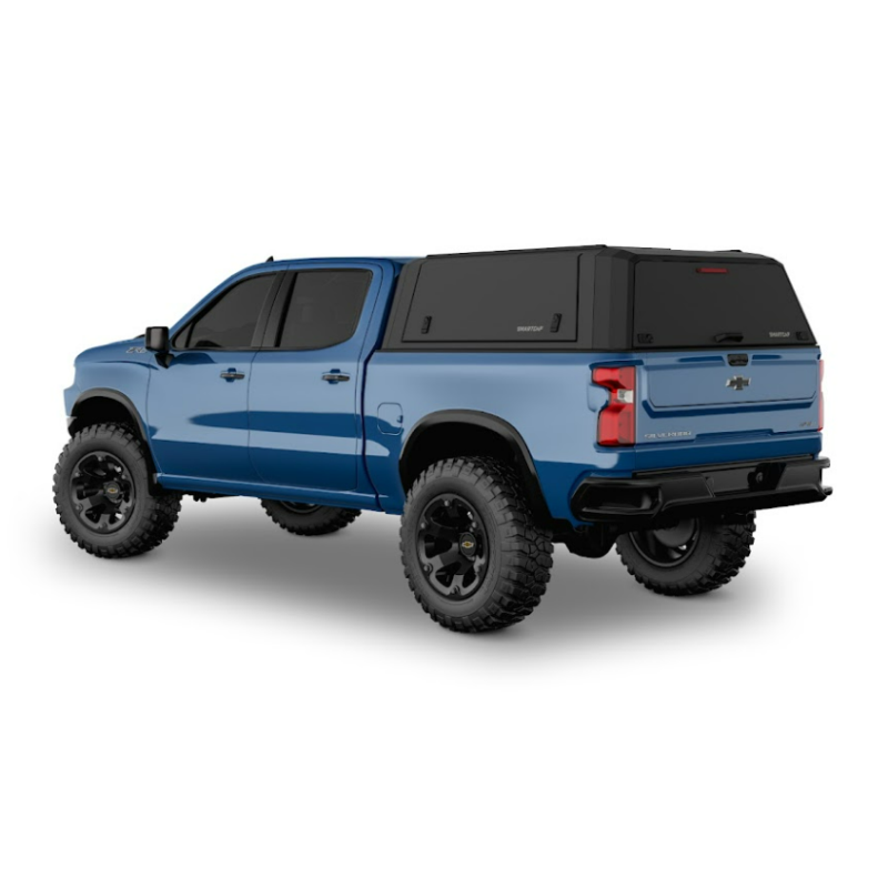 SmartCap Matte Black Truck Bed Cap EVOd Defender Series w/ Vertical Locks Model ED0108-MB