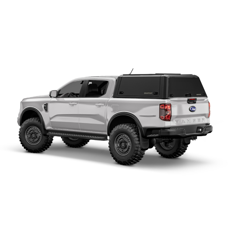 SmartCap Matte Black Truck Bed Cap EVOd Defender Series w/ Horizontal Locks Model ED0320-MB