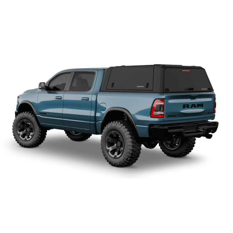 SmartCap Matte Black Truck Bed Cap EVOd Defender Series w/ Horizontal Locks Model ED1005-MB