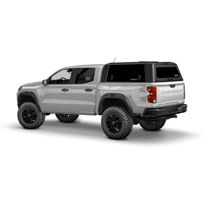 SmartCap Matte Black Truck Bed Cap EVO Sport Series w/ Vertical Locks Model EV0113-MB