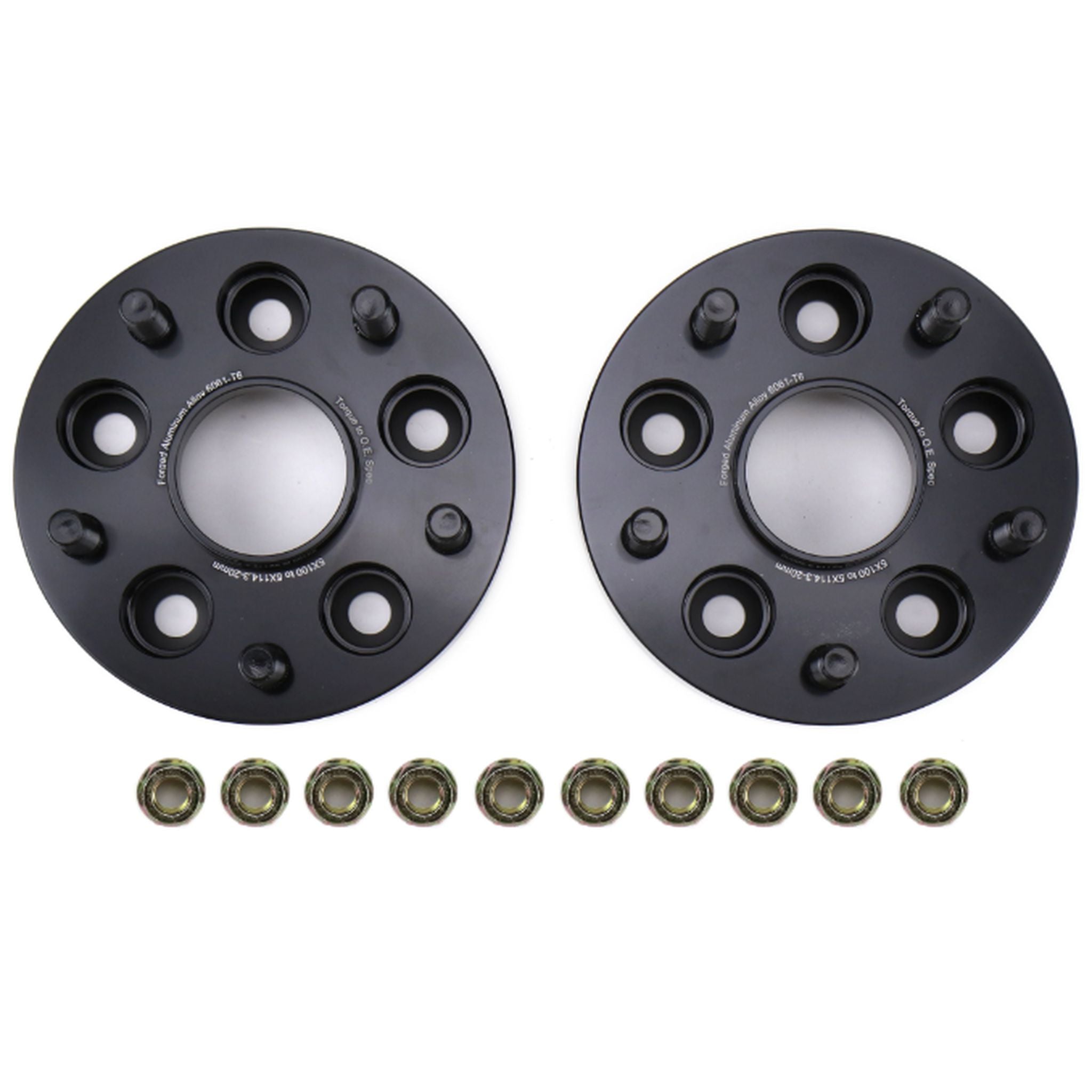 FactionFab 5x100 to 5x114.3 20mm Conversion Wheel Spacers WRX 2002-2014 / BRZ 2013-2020 | FFA1.10216.1