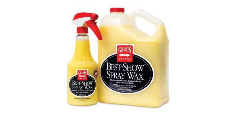 Griots Garage Best of Show Spray Wax - 1 Gallon - Case of 4 10969
