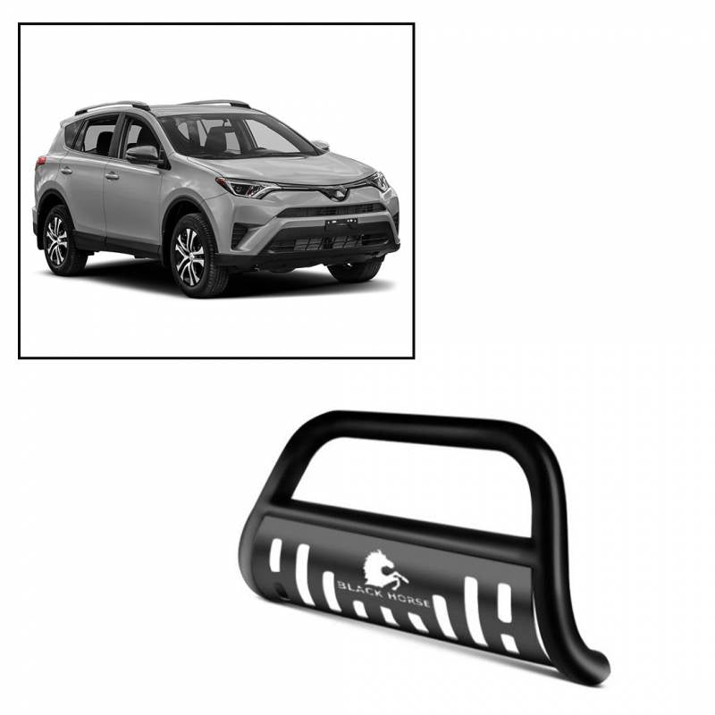 BB093904A-SP Black Horse Toyota Rav4 Wide Black Bull Bar BLKBB093904A