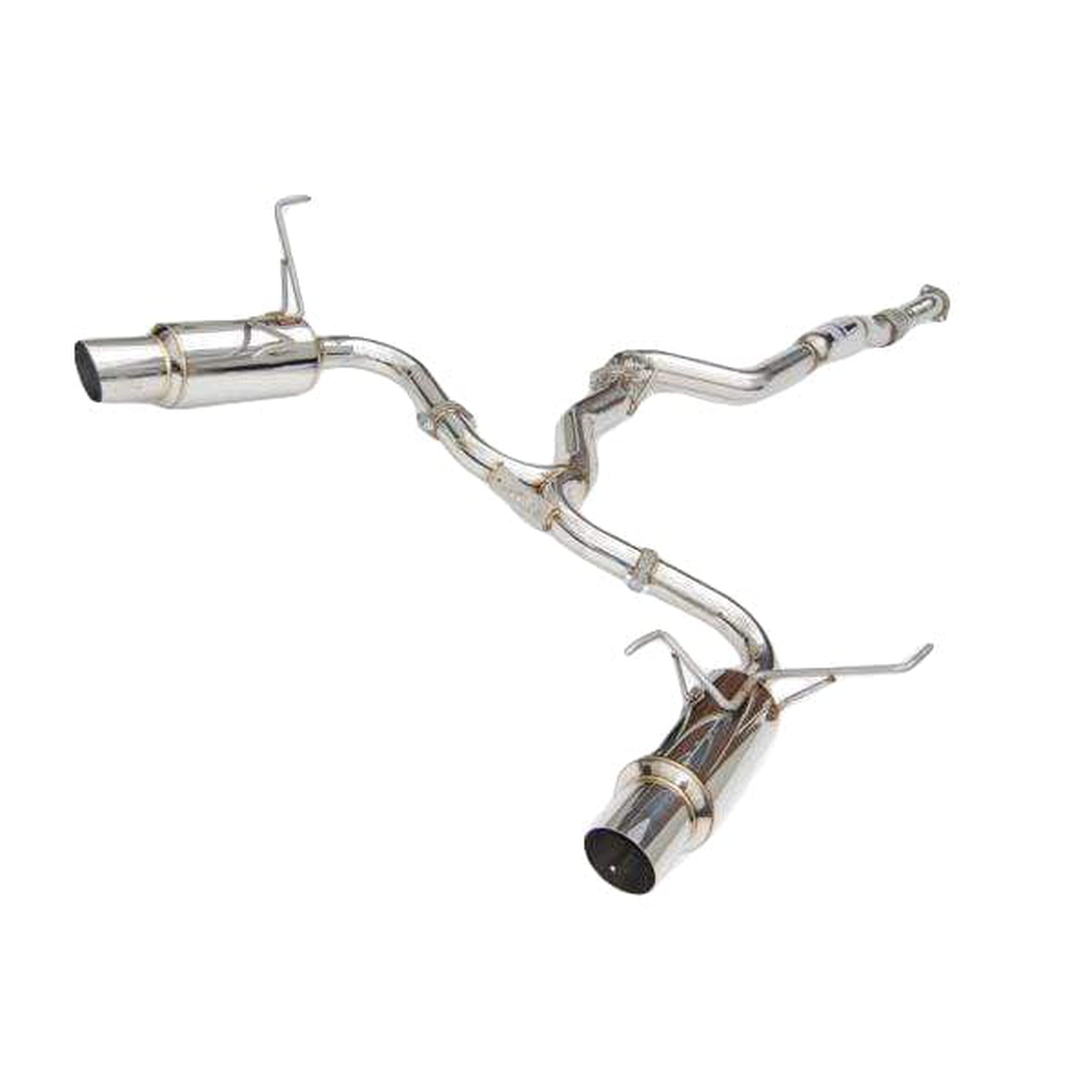 Invidia Dual N1 Stainless Steel Tips Cat Back Exhaust Subaru WRX / STI Sedan 2011-2014 | HS11STIGTP