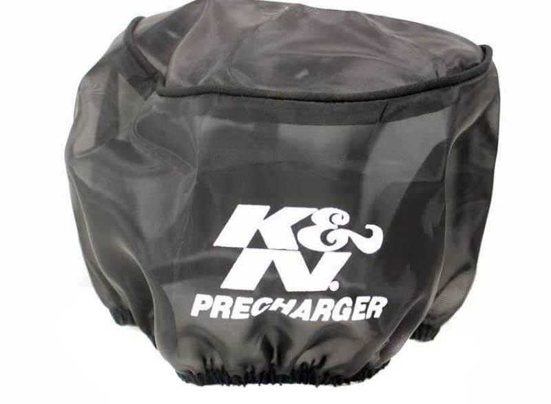 K&N Universal Precharger Round Tapered Air Filter Wrap Black 22-8036PK