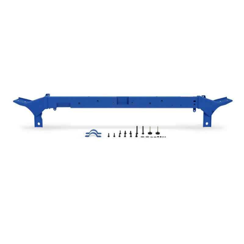 Mishimoto 2008-2010 Ford 6.4L Powerstroke Upper Support Bar - Wrinkle Blue MMUS-F2D-08BL
