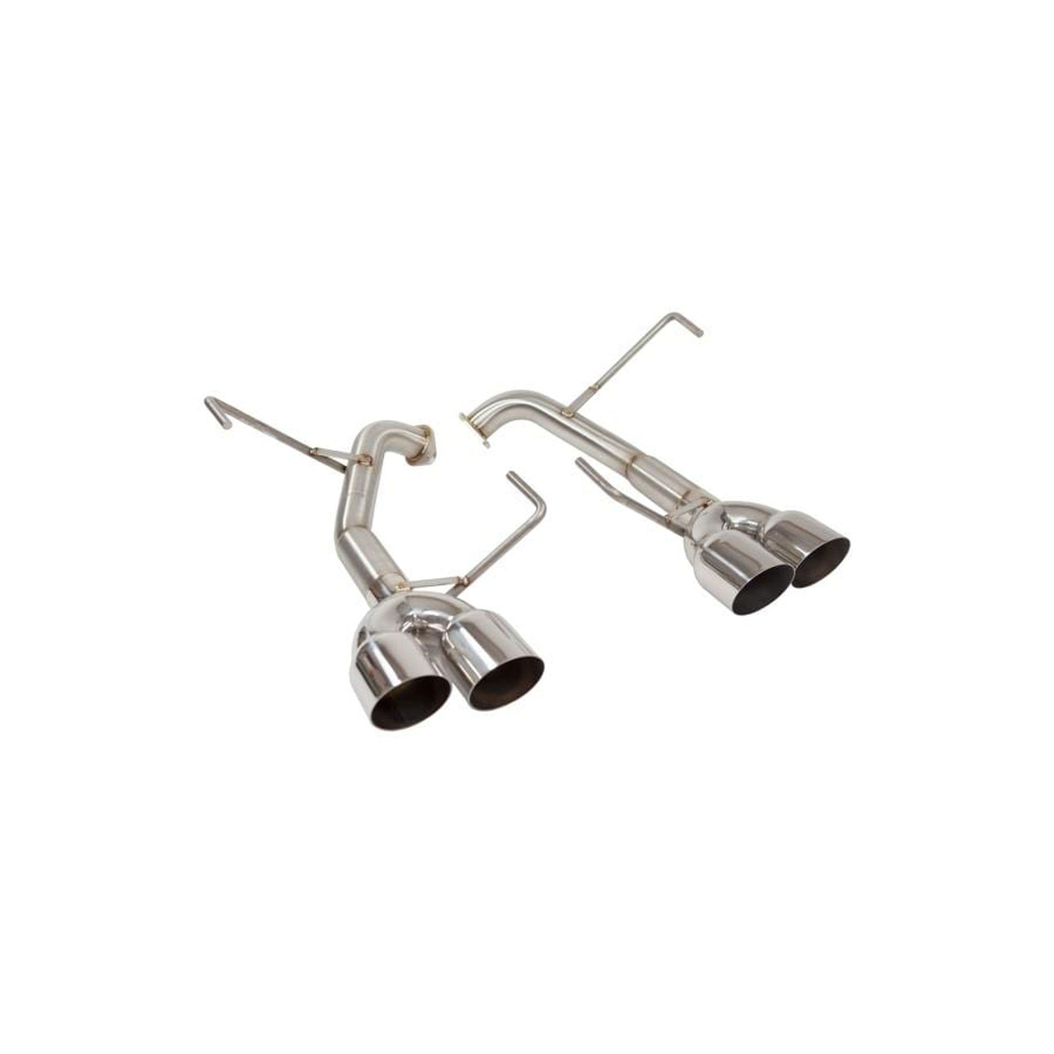 Nameless Axleback Exhaust Muffler Delete Polished Single Wall Tips Subaru STI 2019-2021