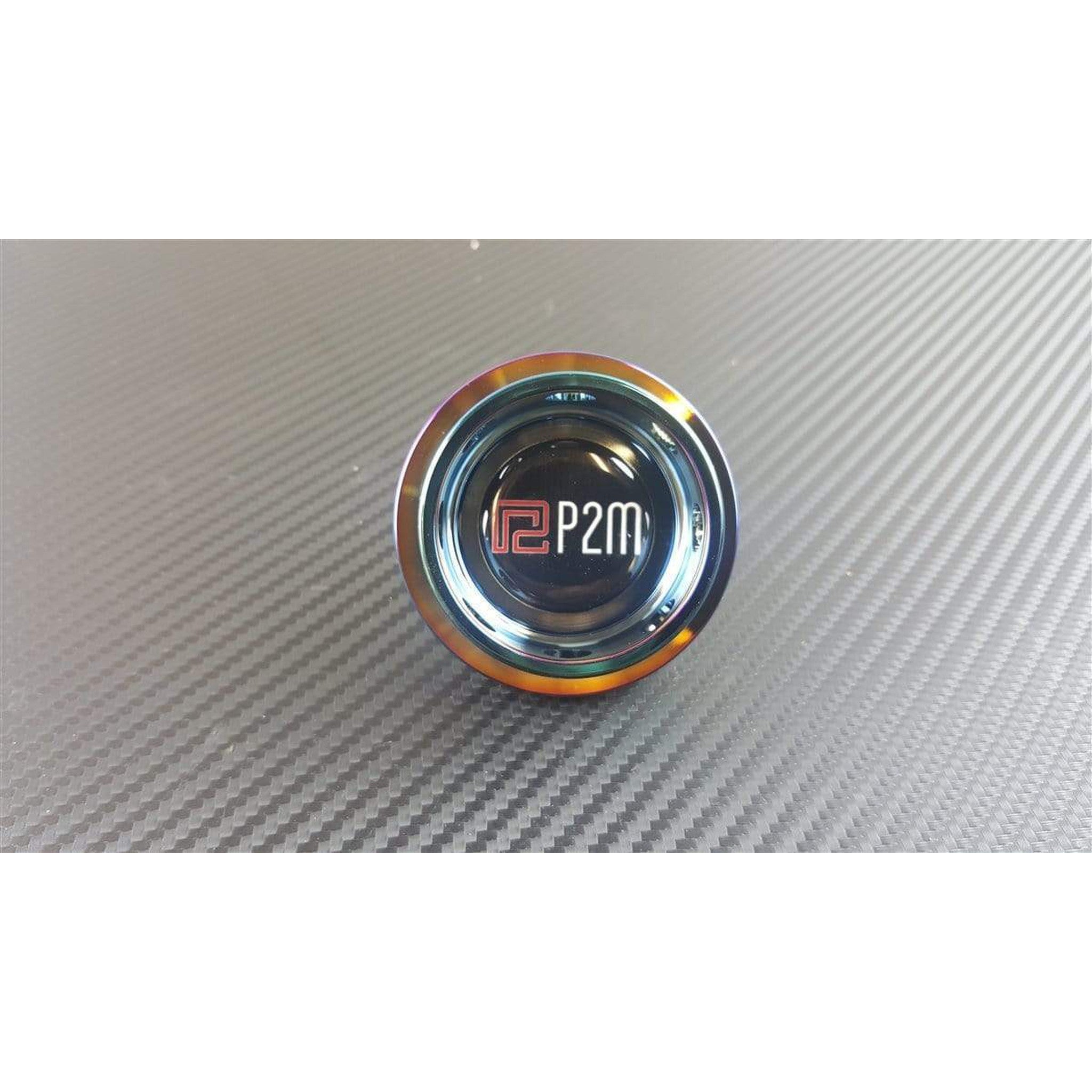 P2M Round Neo Chrome Oil Cap : Nissan / Honda