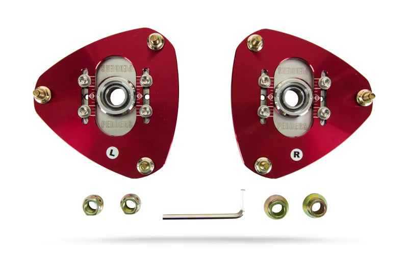 Pedders 2015+ Ford Mustang Front Strut Mount Adjustable Camber Plates (for Kit ped-160099) PED-581095