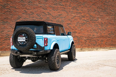 Ford Bronco Stealth Rear Tire Carrier Assembly - Texture Black by Road Armor