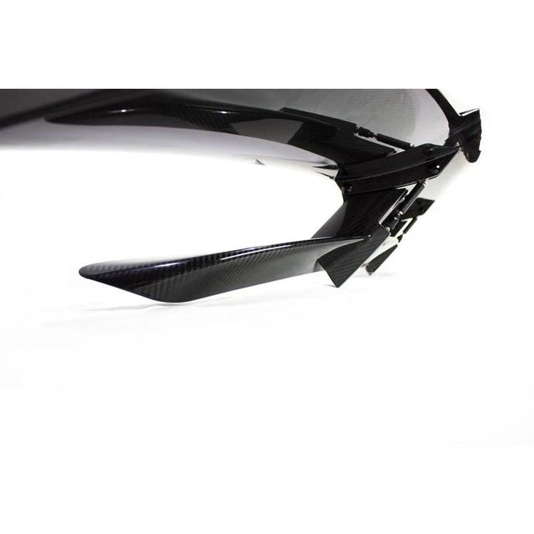 RennTech Aero Carbon Fiber Adjustable Wing With Lip Spoiler For Mercedes-Benz C197 SLS AMG 2011-2014