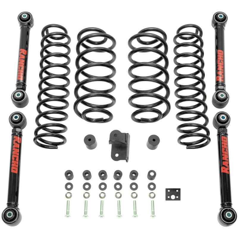 Rancho 97-06 Jeep TJ Front and Rear RS6503B Suspension System - Master Part Number / One Box RS6503B