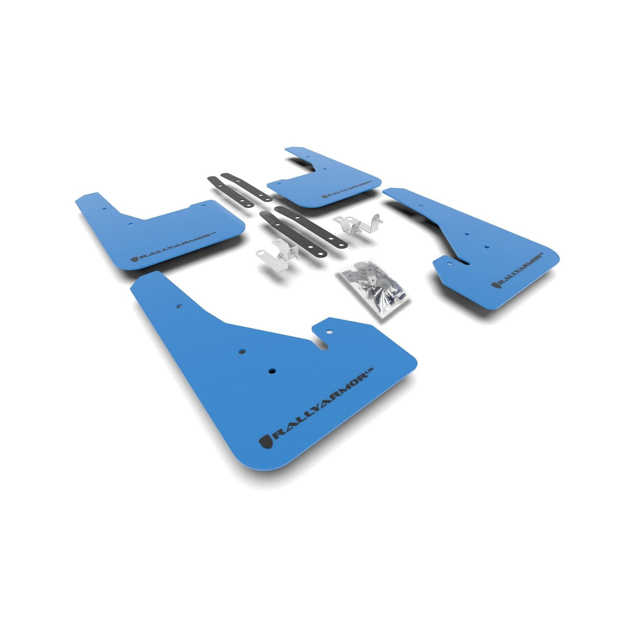 Rally Armor UR Blue Mud Flap w/ Black Logo Toyota Corolla Hatchback 2019-2021