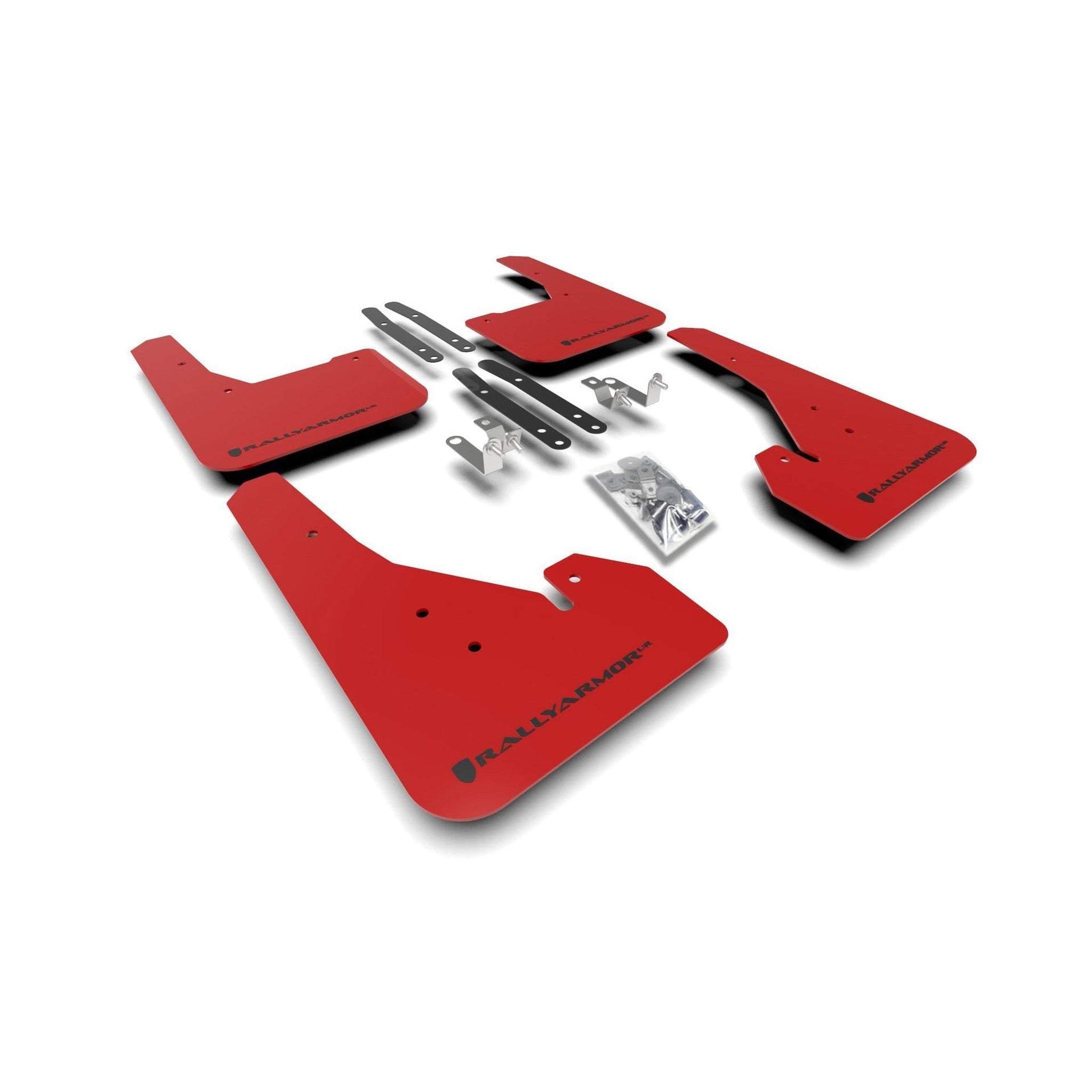 Rally Armor UR Red Mud Flap w/ Black Logo Toyota Corolla Hatchback 2019-2021