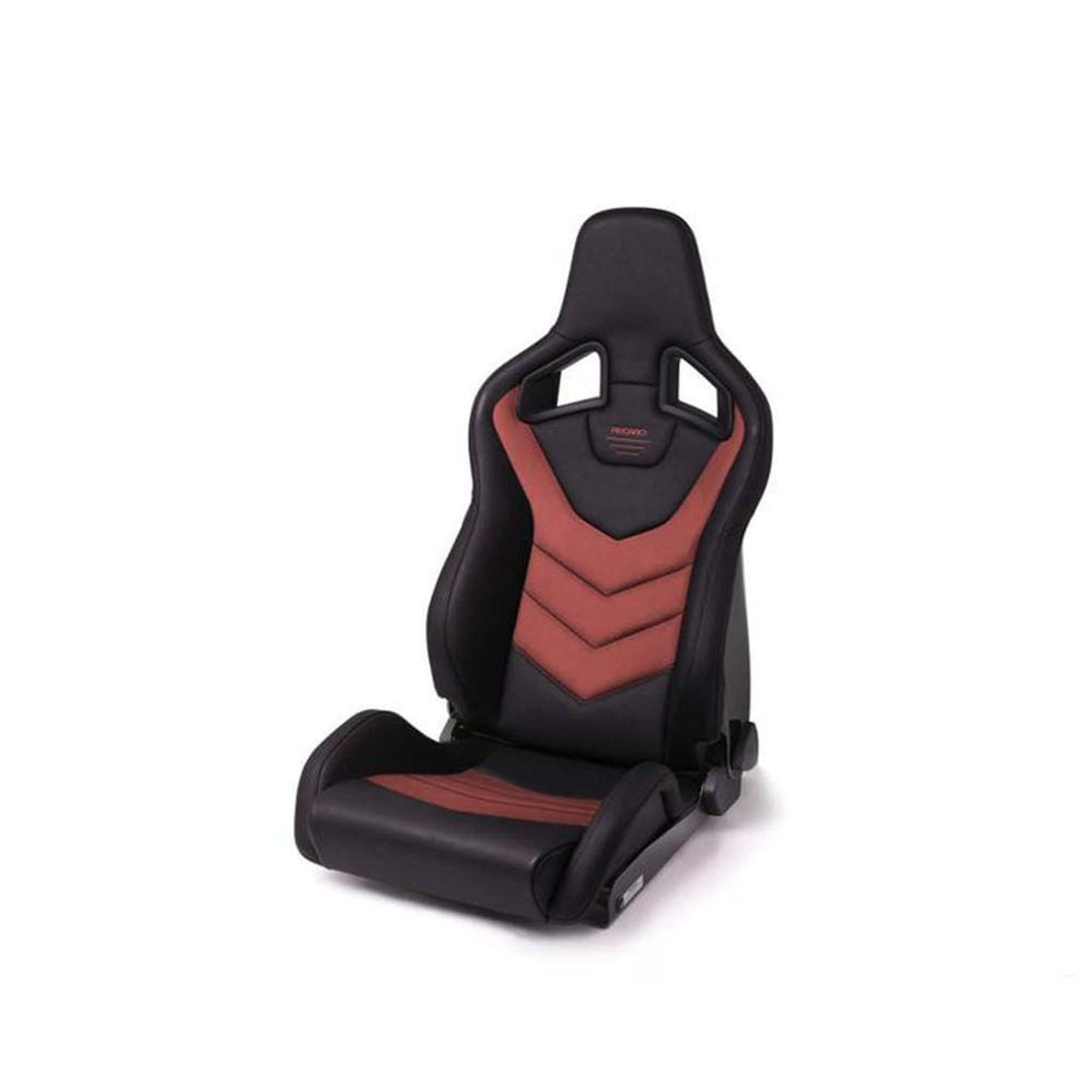 Recaro Sportster GT Passenger Seat - Black Vinyl/Red Suede