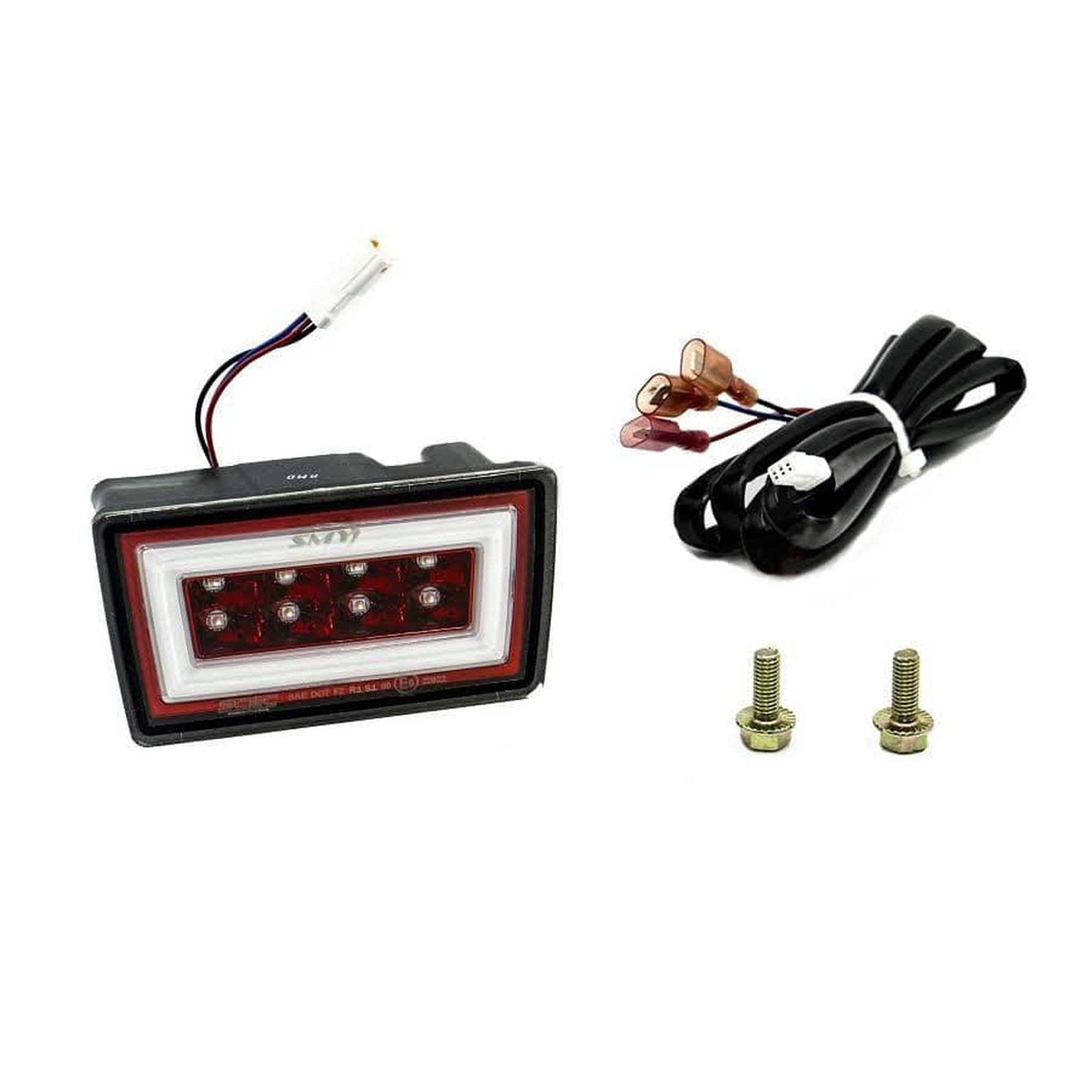 SMY F1 V3 Hyperflash Rear Brake Light (RBL) Red w/ DRL White Light Bar Subaru WRX / STI Sedan 2011-2014