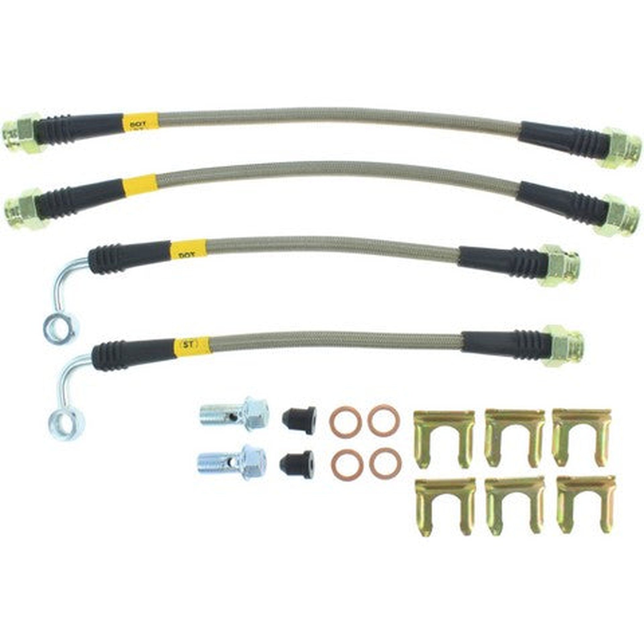StopTech Stainless Steel Rear Brake Lines Subaru Legacy GT 2005-2009 | 950.47505