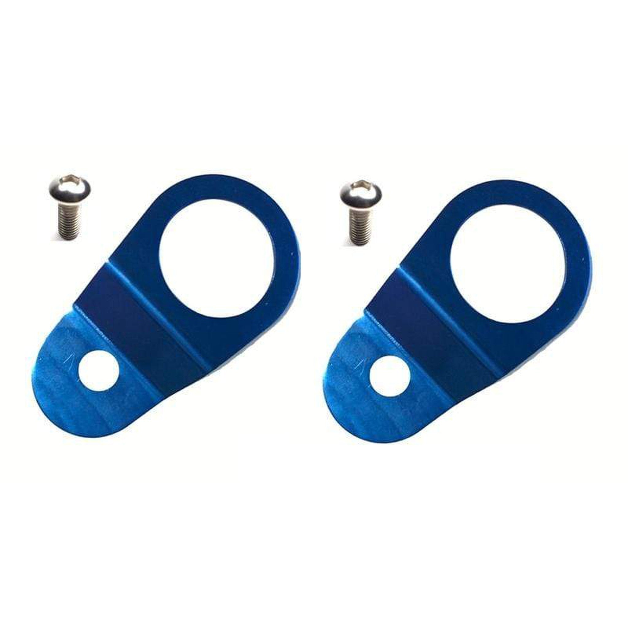 Torque Solution Radiator Mount Combo Blue Mitsubishi Evolution 8 / 9 2003-2006 | TS-EV-014C
